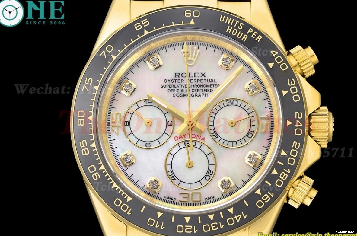A3836 YG RU Mop 40mm Dial GDF Daytona 0510